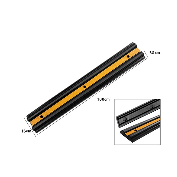 Ốp tường chặn lùi xe cao su dài 100 cm 002