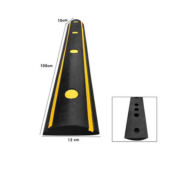 Ốp tường chặn lùi xe cao su dài 100 cm 003