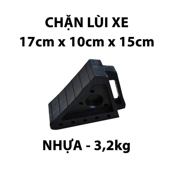 Chặn lùi bánh xe kiểu tam giác đen