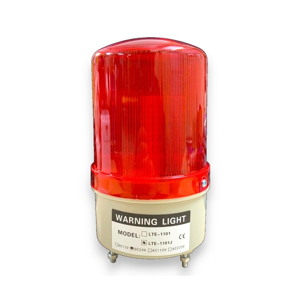 Đèn cảnh báo công trình, báo trộm, báo công trình 24v có còi