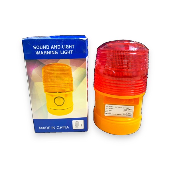 Đèn cảnh báo 5088 có còi âm thanh, có đế nam châm loại sạc pin có kèm sạc