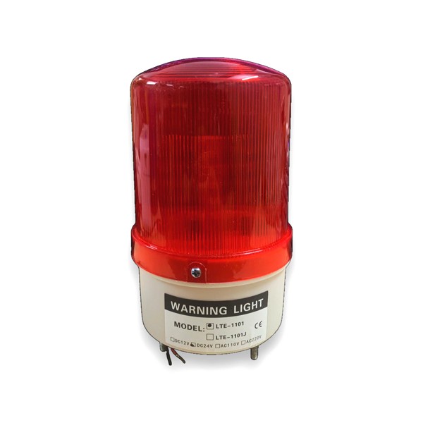 Đèn cảnh báo khẩn cấp 24v không còi màu đỏ