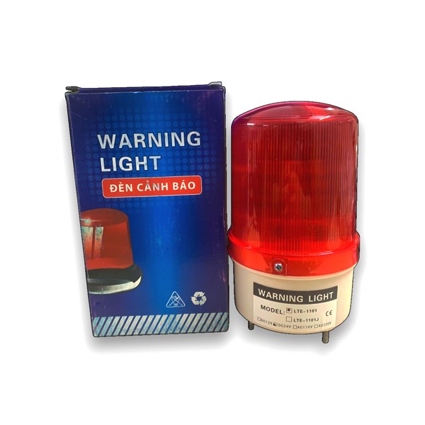Đèn cảnh báo khẩn cấp 24v không còi màu đỏ