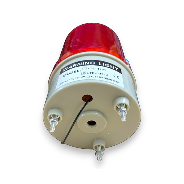 Đèn quay cảnh báo loại 220v có còi âm thanh cảnh báo