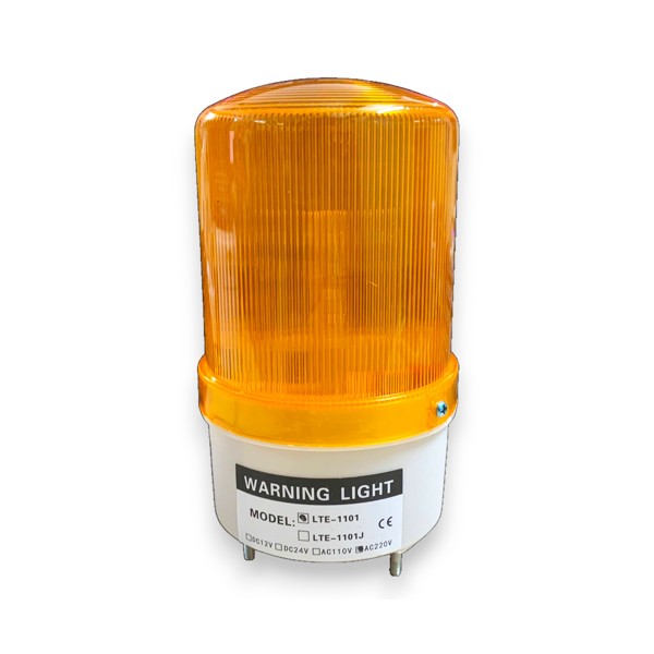 Đèn cảnh báo khẩn cấp 220v không còi màu vàng