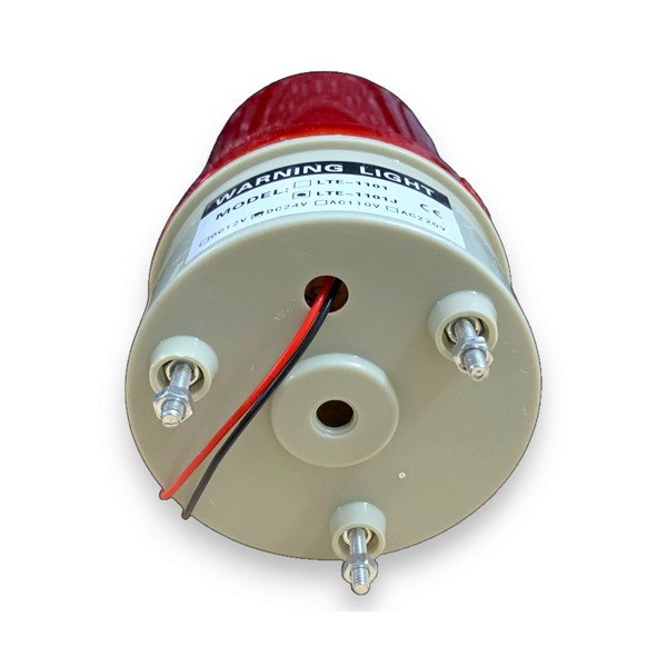 Đèn cảnh báo công trình, báo trộm, báo công trình 24v có còi