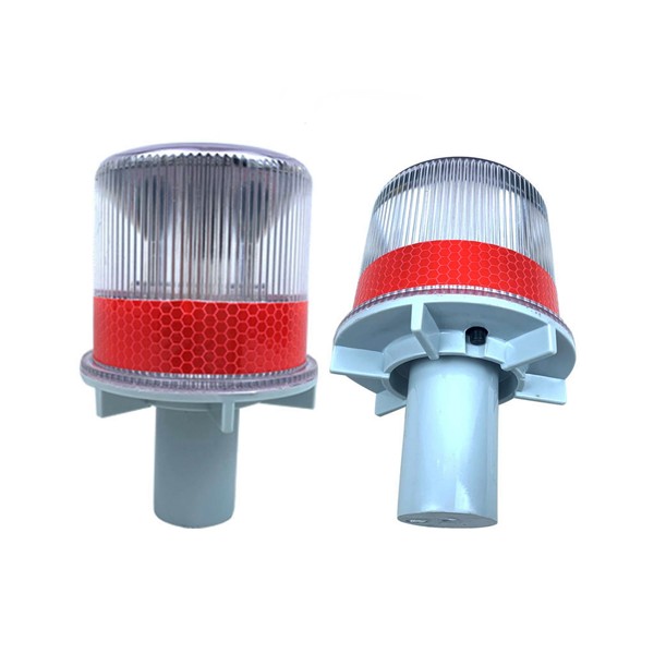 Đèn cảnh báo 050s cắm cột, cắm cọc tiêu, dùng năng lượng mặt trời
