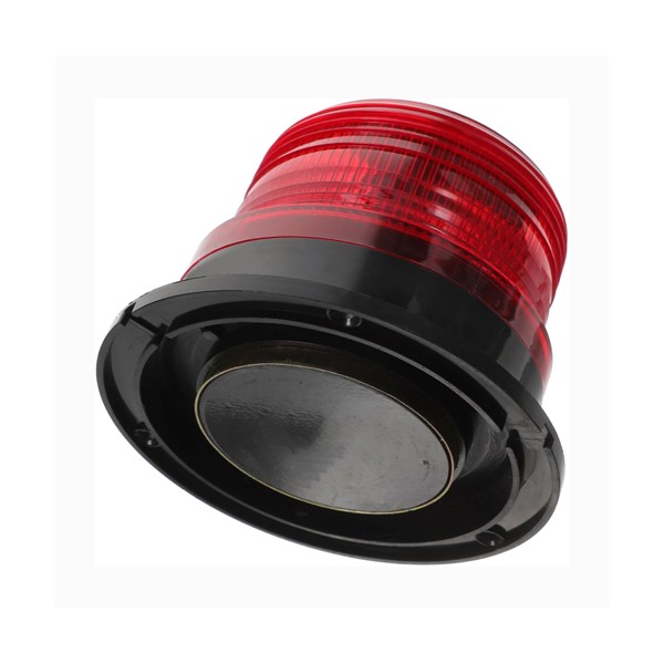 Đèn cảnh báo khẩn cấp 030s năng lượng mặt trời, không còi, đế nam châm