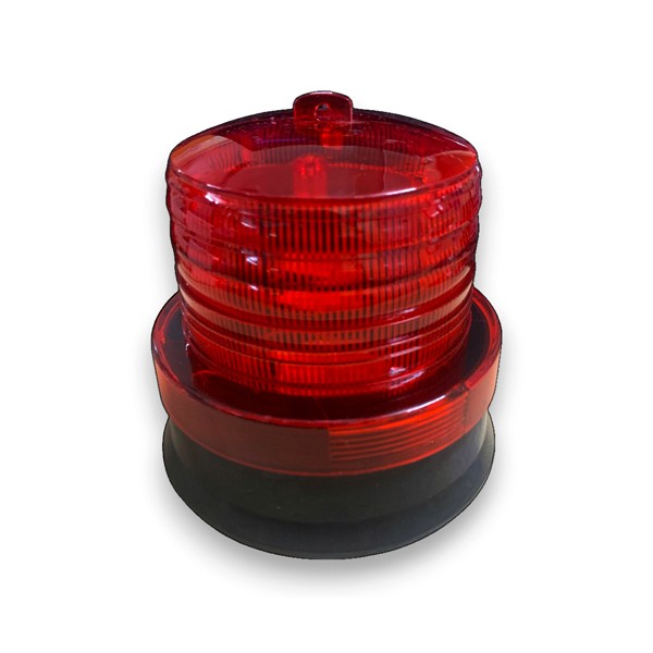 Đèn cảnh báo khẩn cấp sử dụng 2 pin tiểu, đế nam châm đa năng