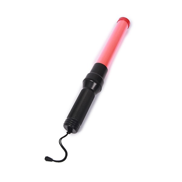 Gậy chỉ huy, gậy điều hướng giao thông 50cm màu đỏ dùng pin
