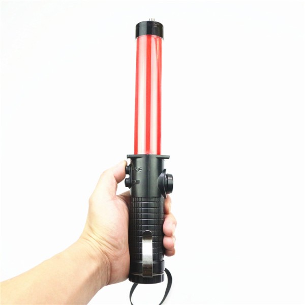 Gậy đèn chỉ huy, gậy điều hướng giao thông 26cm có còi