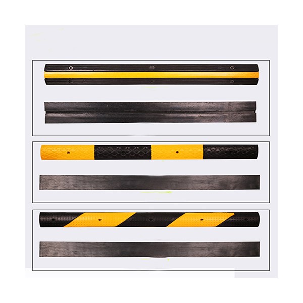 Gờ giảm tốc cao su dùng giảm tốc độ xe máy chịu lực 5 tấn