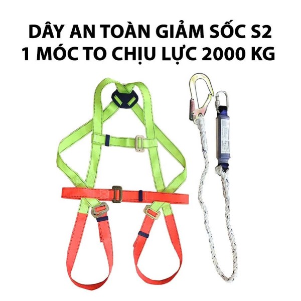 Dây đai an toàn toàn thân 1 móc lớn L2 Tenma