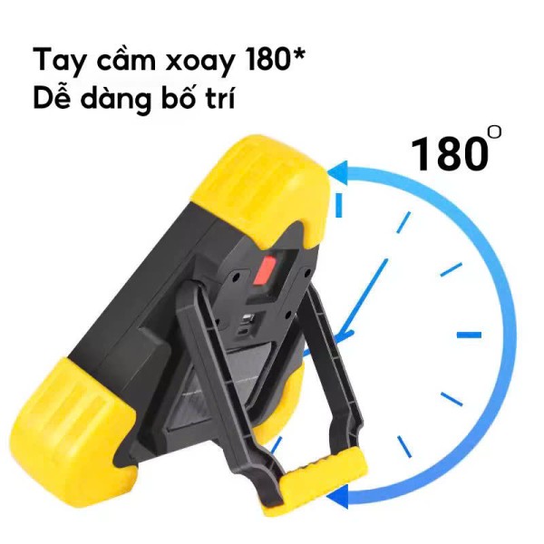 [Bản Nhỏ Dùng Pin] Đèn cảnh báo tam giác đa năng dùng trong các trường hợp khẩn cấp