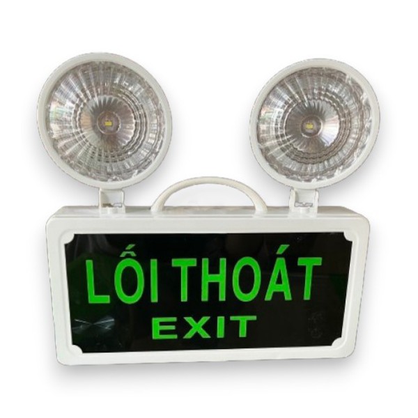 Đèn chiếu sáng exit kết hợp sự cố combo 1 đèn 2 công dụng đảm bảo yếu tố chiếu sáng phát tín hiệu tốt