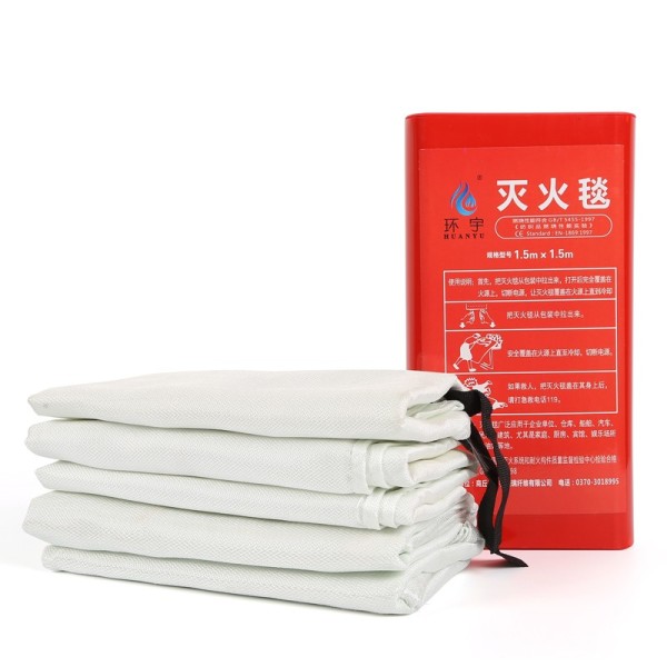 Chăn chữa cháy dập lửa vải sợi thủy tinh 1m5 x 1m5