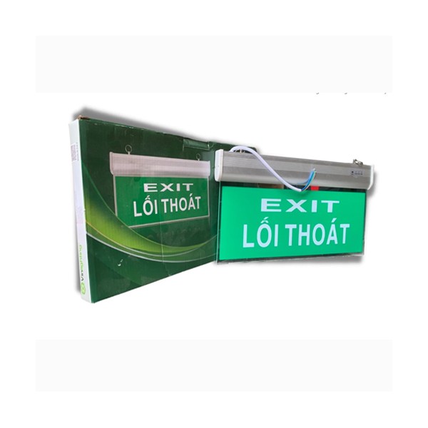 Đèn exit chỉ dẫn thoát hiểm lối thoát, cao cấp