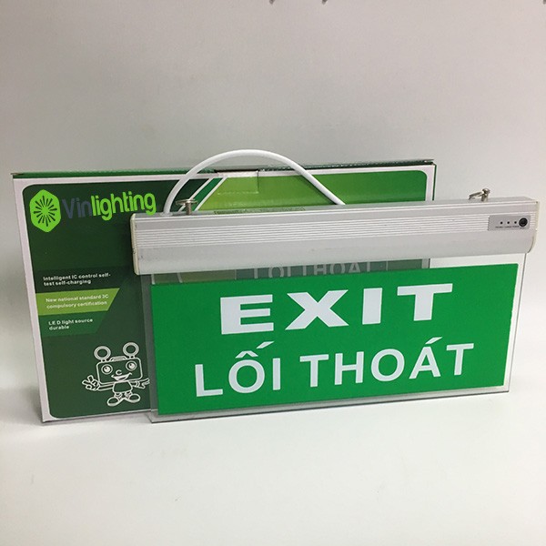 Đèn exit chỉ dẫn thoát hiểm lối thoát, cao cấp