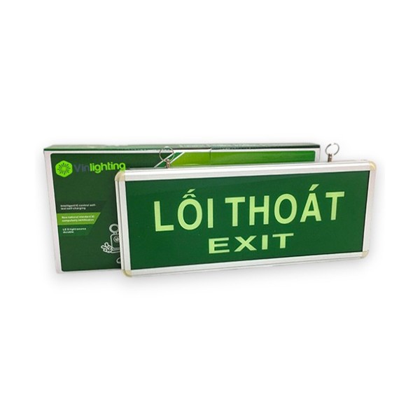 Đèn exit chỉ dẫn thoát hiểm 2 mặt