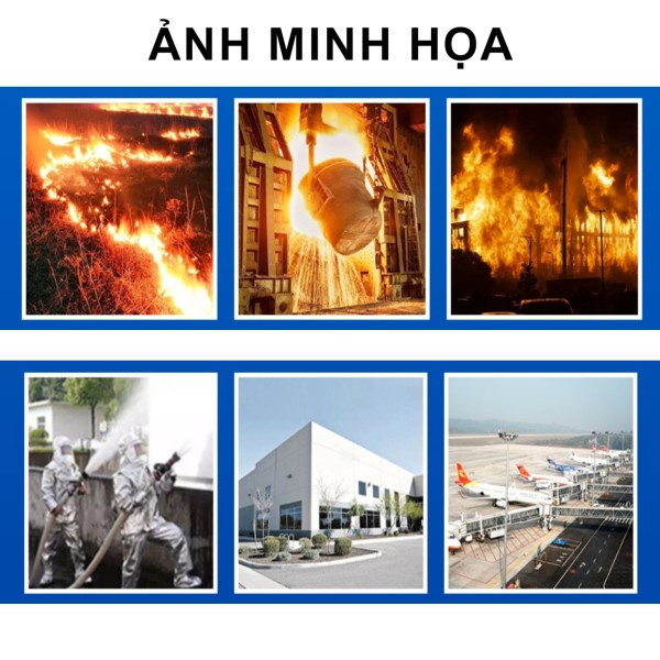 Bộ quần áo chống nóng chịu nhiệt tráng bạc