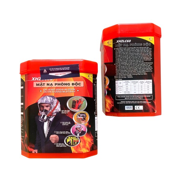 Mặt nạ phòng độc, lọc khói, chống khói thoát hiểm 30 phút, an toàn và hiệu quả
