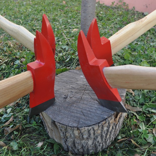 Rìu phá dỡ pccc phòng cháy chữa cháy nặng 2kg chiều dài 90cm có đầu bọc cao su