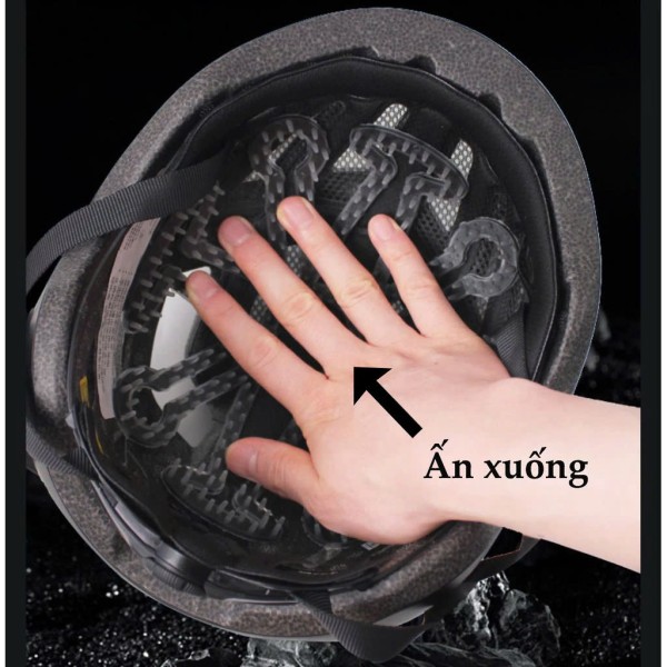 Lót mũ nón bảo hiểm Silicon Massage chống nóng, chống xẹp tóc, thông thoáng làm mát, chăm sóc bảo vệ da đầu