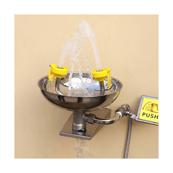 Bồn rửa mắt khẩn cấp Homasi treo tường