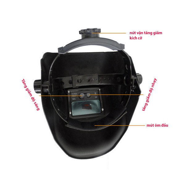 Mặt nạ hàn cảm biến ánh sáng điện tử W108