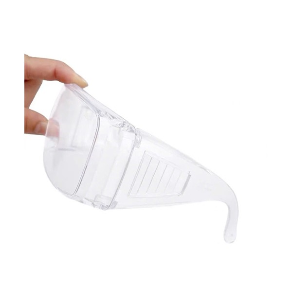 Kính bảo hộ trong suốt 4 chiều, bảo vệ toàn diện chống bụi, gió, vi khuẩn