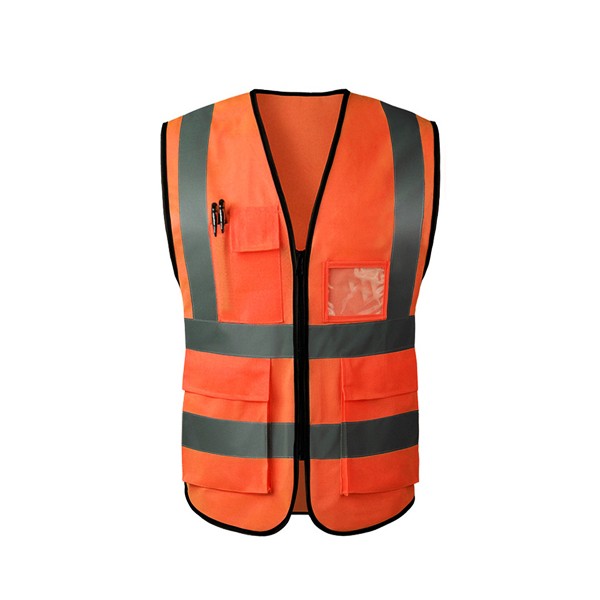 Áo gile bảo hộ mã 04 màu cam chất đẹp