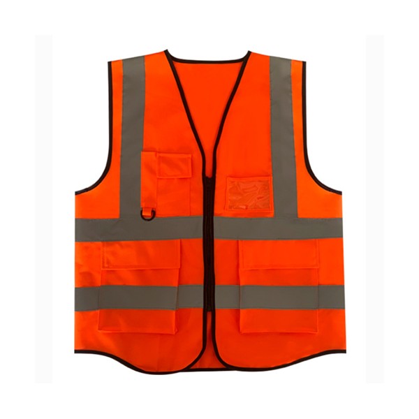 Áo gile bảo hộ mã 04 màu cam chất đẹp