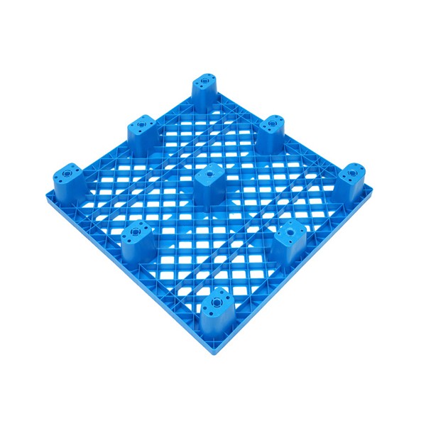 Pallet nhựa Nhật Quang kiểu dáng Pallet chân cốc màu xanh dương mã 01