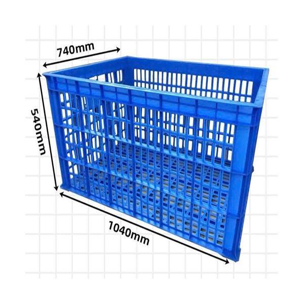Thùng nhựa rỗng Nhật Quang đựng linh kiện màu xanh mã 04