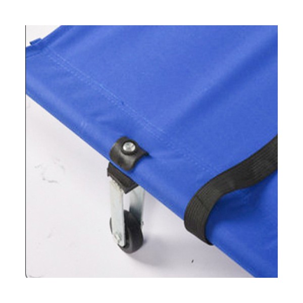 Cáng Cứu Thương 2 Bánh Màu Xanh – Gập Gọn, Có Tay Đẩy, Tiện Di Chuyển