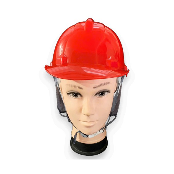 Mũ Bảo Hộ Nhật Quang N30 núm vặn 4 quai màu đỏ không xốp