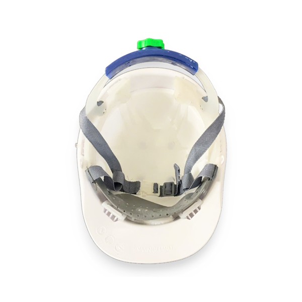 Mũ Bảo Hộ Nhật Quang N30 núm vặn 4 quai màu trắng có xốp