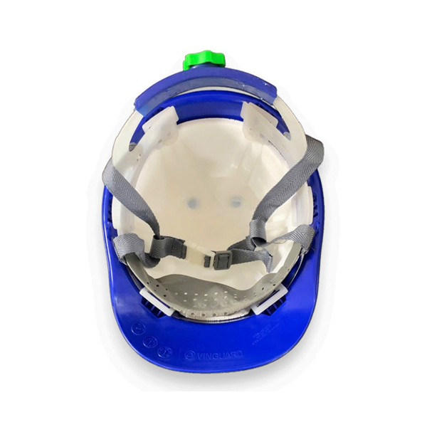 Mũ Bảo Hộ Nhật Quang N30 núm vặn 4 quai màu xanh dương có xốp