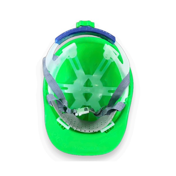 Mũ Bảo Hộ Nhật Quang N30 núm vặn 4 quai màu xanh nõn không xốp