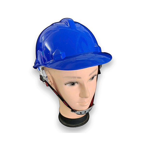 Mũ bảo hộ Nhật Quang N30 núm vặn quai chun màu xanh dương không xốp