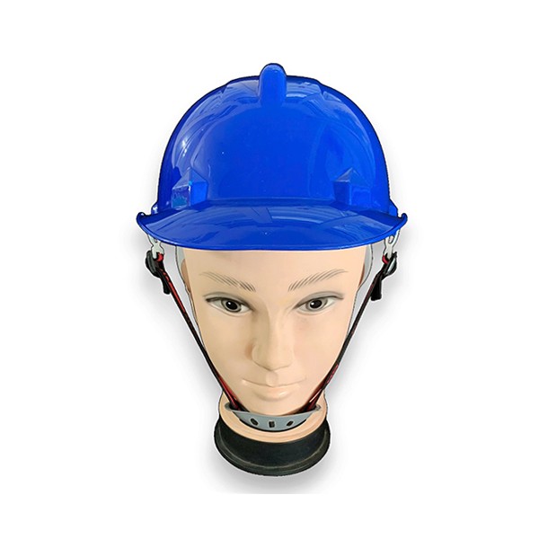 Mũ bảo hộ Nhật Quang N30 núm vặn quai chun màu xanh dương không xốp