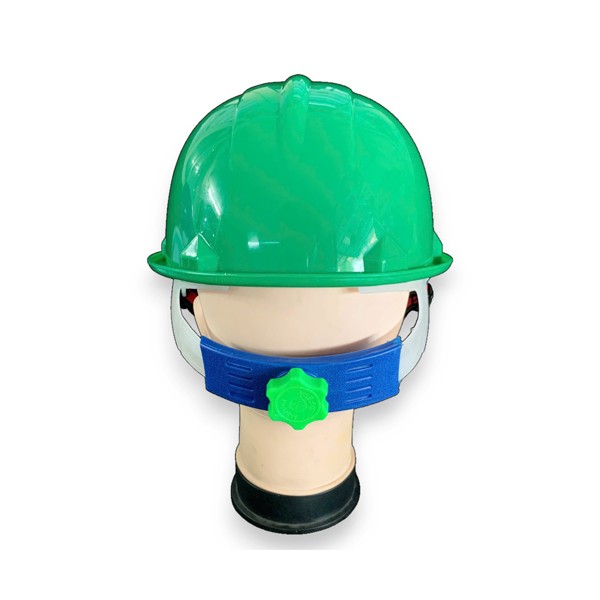  Mũ bảo hộ Nhật Quang N30 núm vặn quai chun màu xanh lá không xốp