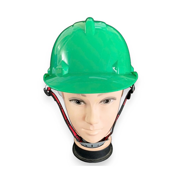  Mũ bảo hộ Nhật Quang N30 núm vặn quai chun màu xanh lá không xốp