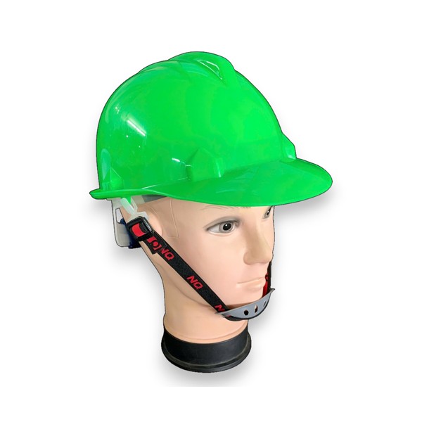 Mũ bảo hộ Nhật Quang N30 núm vặn quai chun màu xanh nõn có xốp