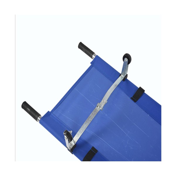 Cáng Cứu Thương 2 Bánh Màu Xanh – Gập Gọn, Có Tay Đẩy, Tiện Di Chuyển