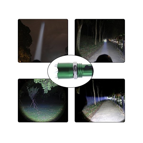 Đèn pin siêu sáng, nhỏ gọn 002 màu đen