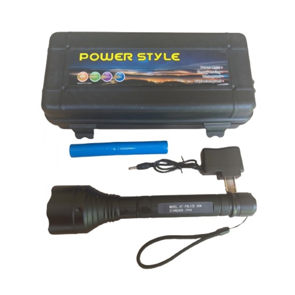 Đèn pin siêu sáng cỡ lớn tiêu chuẩn IPX4 loại sạc điện, siêu bền