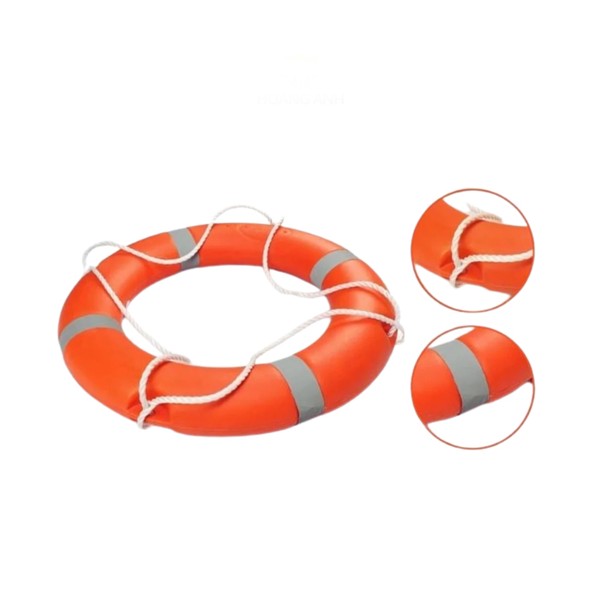 Phao nhựa cứu hộ, cứu sinh Việt Nam hàng chuẩn kích thước cân nặng 2,5kg 