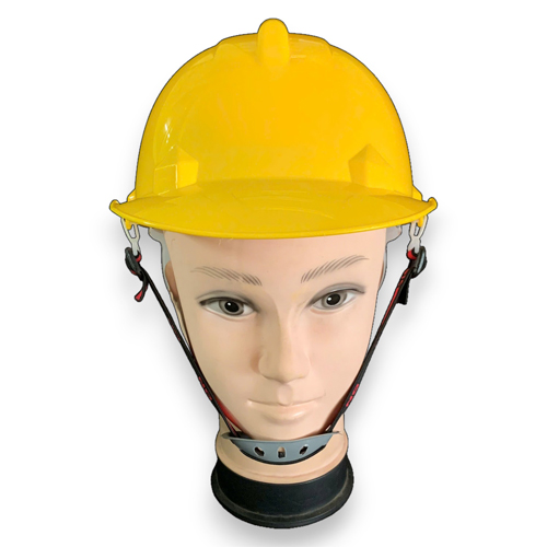 Mũ bảo hộ lao động N30 núm vặn 4 quai màu vàng chanh không xốp