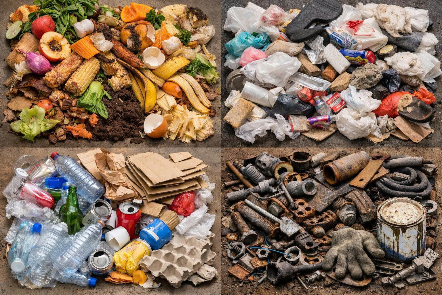 Các loại rác thải và nguy cơ ô nhiễm môi trường